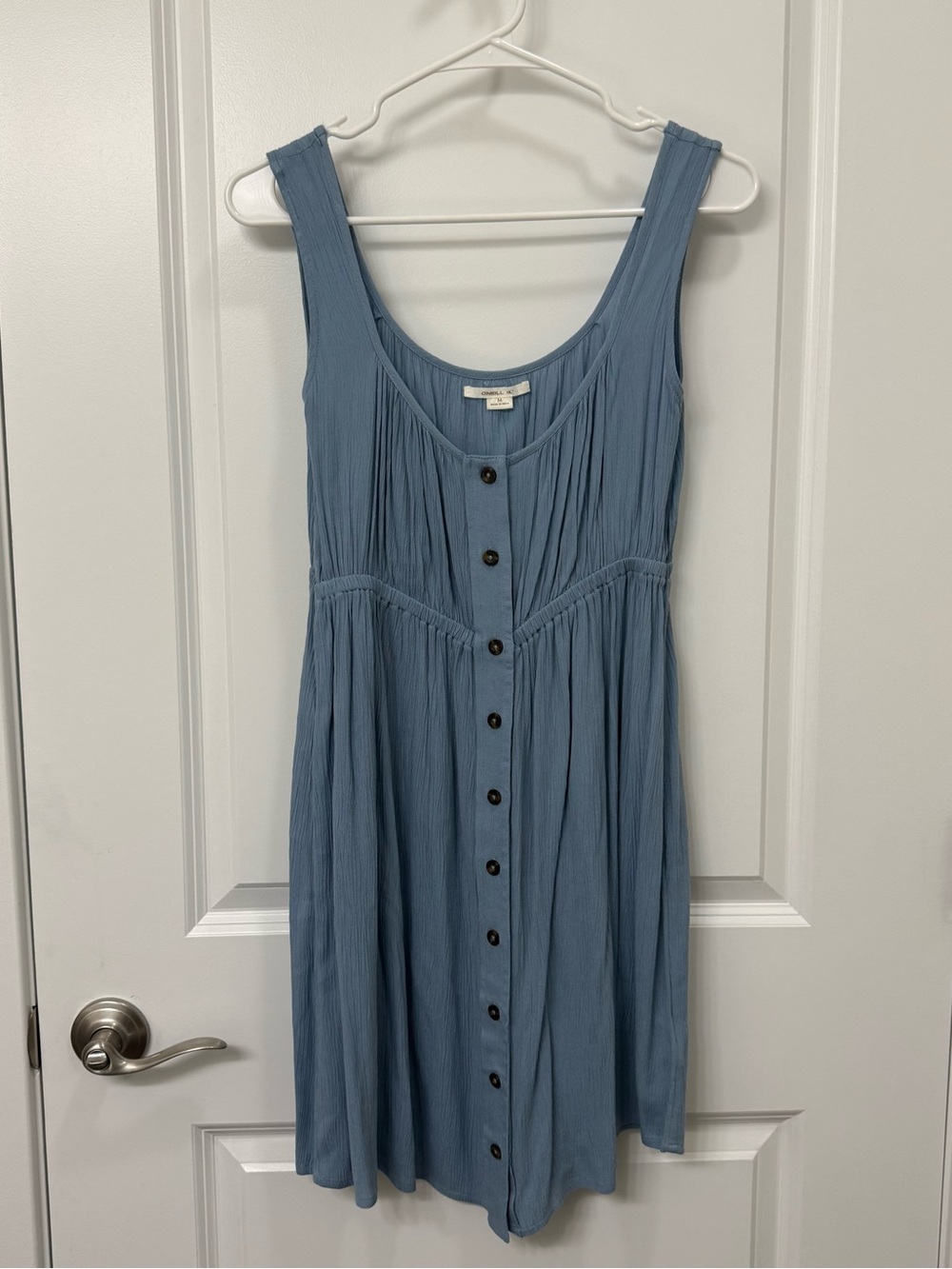 O’Neill Button-Front Blue Sundress